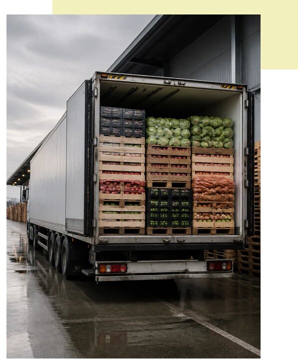 Перевозка плодоовощной продукции в Гатчину по цене от 5138 р. | Агросервис-Гтч